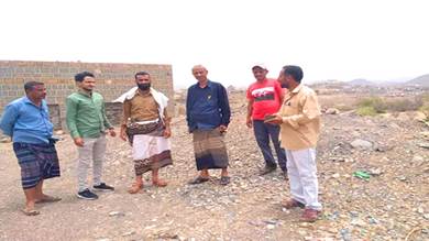 ​تدشين مشروع بناء خزان مياه في حي الصمود بردفان